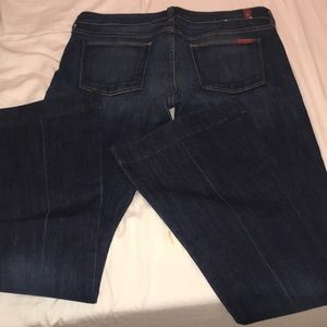 7 for All Mankind Trouser Flare Jeans
